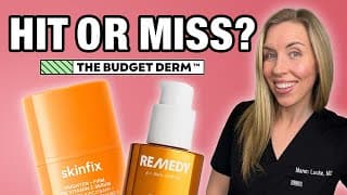 Save Or Splurge? Remedy Vs Skinfix Vitamin C Serums | The Budget Derm Reviews