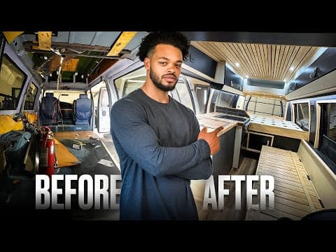 I Brought A 90s Conversion Van Back To Life As A Modern Camper | Full Rebuild Start To Finish