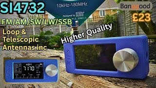 New Mk1  "spy Radio" Si4732 Better With 2 Antennas. Orig Firmware Or Upgrade Yourself.