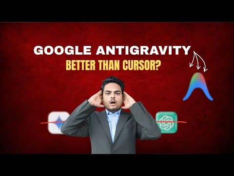 Google Anti-gravity Vs Cursor: The Future Of Ai Agent Coding #ai #googleantigravity,#aiagents #ai