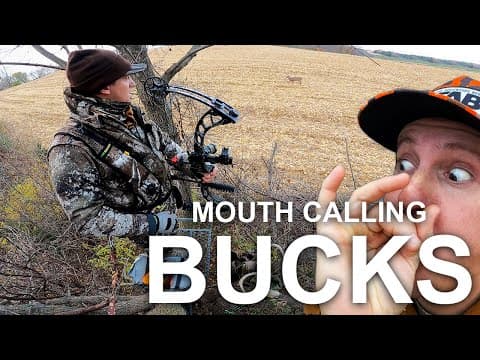 Mouth Calling In Bucks To 13yds! (shots Fired)