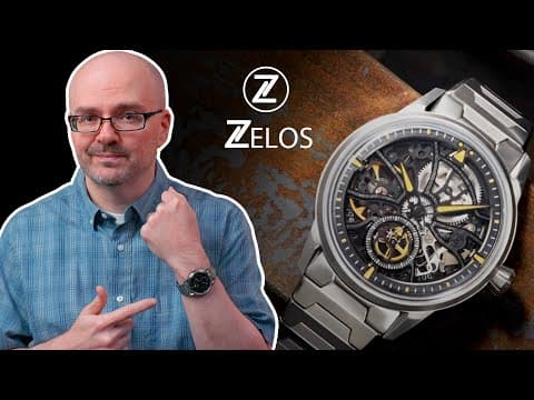 Zelos Skyraider 40 Skeleton Ti, Microbrand Luxury Done Right!