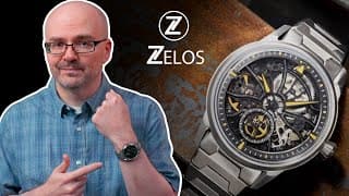 Zelos Skyraider 40 Skeleton Ti, Microbrand Luxury Done Right!