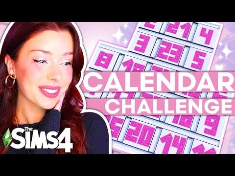 I Tried An Advent Calendar Challenge In The Sims 4?? (and It Was So Fun)