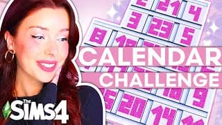 I Tried An Advent Calendar Challenge In The Sims 4?? (and It Was So Fun)