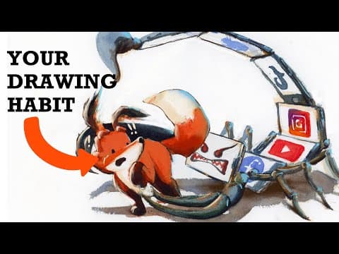 How To Replace A Phone Addiction With A Drawing Habit