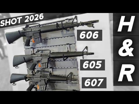 H&r Booth: New Retro Ar15s. 605, 606 And 607 Are Coming! Shot Show 2026.