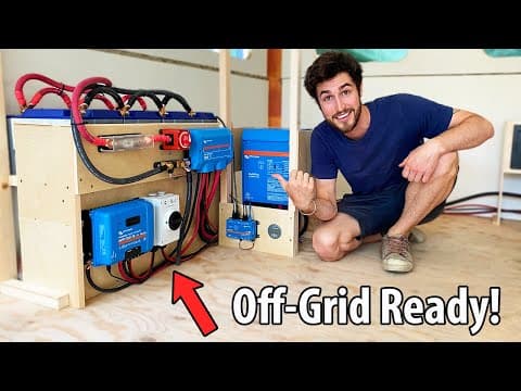 Off-grid Electrical Setup In Our Vintage Travel Trailer!