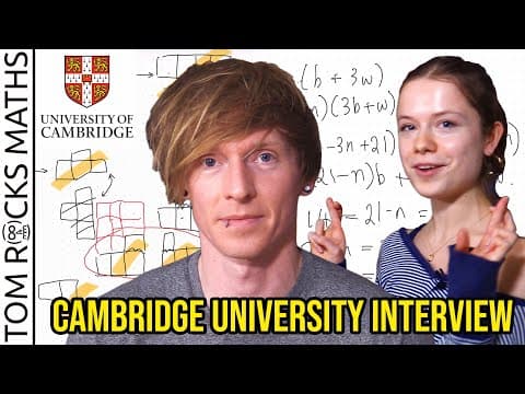 University Of Cambridge Maths Admissions Interview