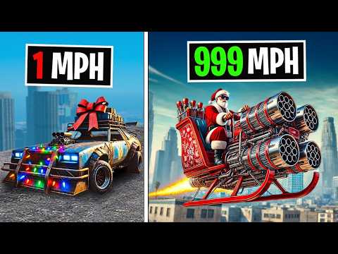 Everytime I Crash My Christmas Car Gets Faster... Gta 5 Rp