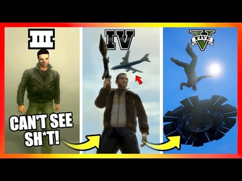 The Worst Cheats In Gta Games! (gta 3 → Gta 5)