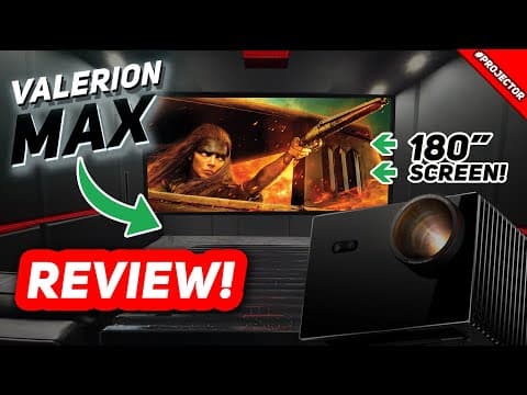 Valerion Max Review! // Rainbow Effect Gone! Is This The Best Home Theater Projector?