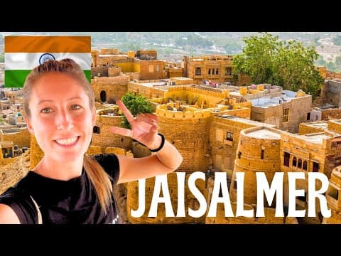 Last Living Fort In India🇮🇳 Jaisalmer Rajasthan Travel Vlog: Jaisalmer Fort, Bada Bagh, Gadisar Lake