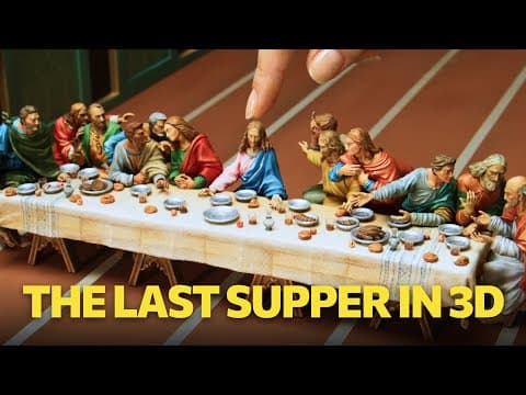 We Recreated The Last Supper In 3d — You Won’t Believe The Details  / Tripo Studio