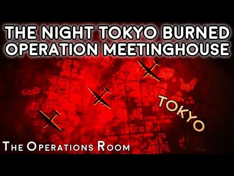 The Most Destructive Bombing Raid In History - Tokyo - Operation Meetinghouse