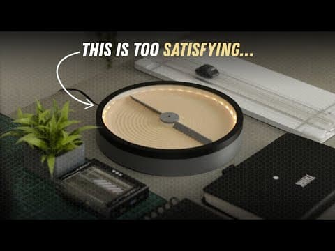 I Built A Mesmerizing Sand Drawing Machine (super Satisfying Diy!)