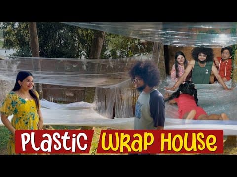 I Built A Plastic Wrap House | Mudiyan | Keshu | Paru | Aiswarya Unni