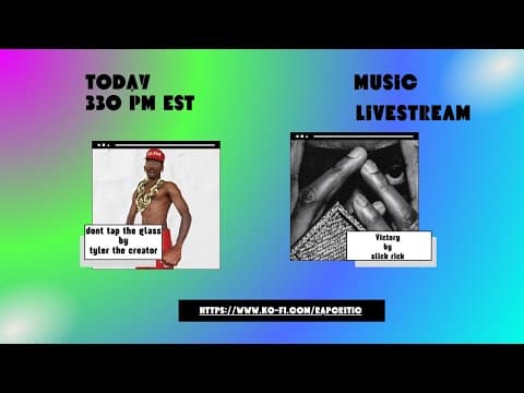 Tyler The Creator/slick Rick Album Listens!