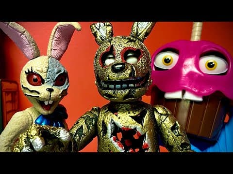 Fnaf Mexican Bootlegs Vanny, Springtrap, And Movie Cupcake Review!