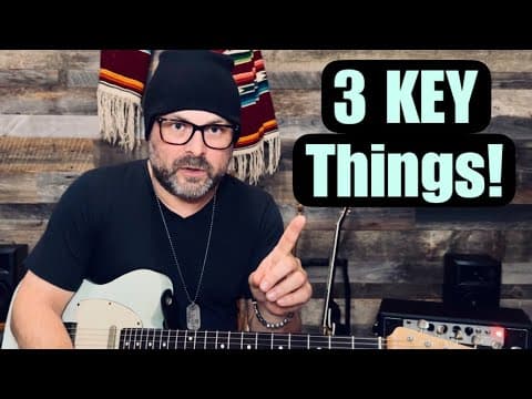 Top 3 Things To Improve Your Guitar Playing!