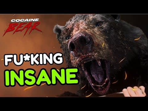 This Scene In "cocaine Bear" Is So Disturbing Its Almost Funny!