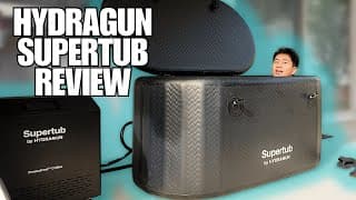 Hydragun Supertub Review, Unboxing And Set Up (cold Plunge!)