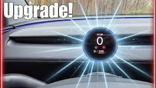 This Oled Display Gives You Easy Tesla Information!