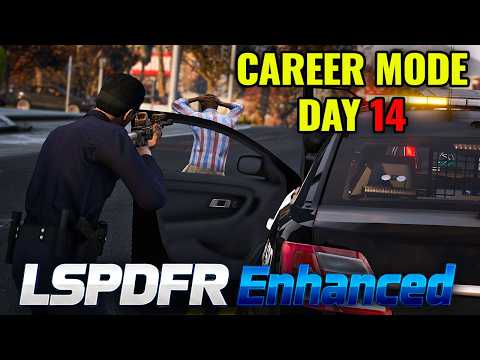 Smart Car Vs. Full Police Blockade (big Mistake) Day 14 | Lspdfr Enhanced Career Mode