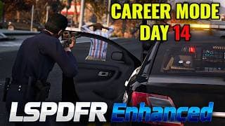 Smart Car Vs. Full Police Blockade (big Mistake) Day 14 | Lspdfr Enhanced Career Mode