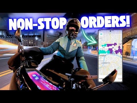 Delivering For Deliveroo On A Busy Saturday Night – January Is One Of The Best Months To Earn Money!