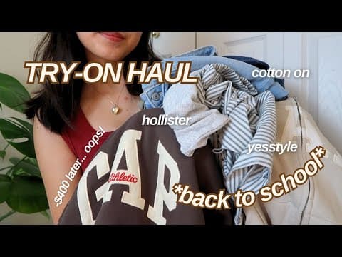 Back To School Try On Clothing Haul *junior Year* 2024 🧸