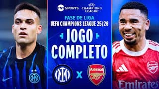 Inter De Milão 1x3 Arsenal | Jogo Completo | Fase De Liga | Champions 2025/26