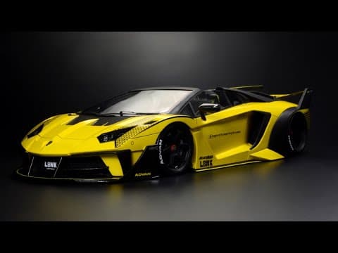 Lamborghini Aventador Gt Evo Liberty Walk - Kit Box 1/24 - Car Model