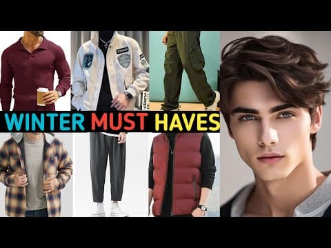 The Only 10 Winter Essential Clothes Every Guy Needs (must Buy) | Winter Fashion Trends