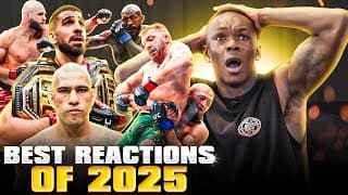 Israel Adesanya Reacts To A Crazy Year Of Ufc Fights | Best Reactions Of 2025