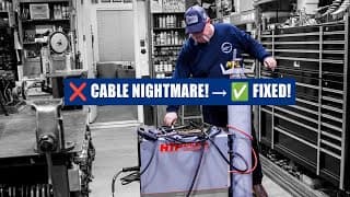Heavy-duty Cable Management: Custom Welding Hook Fix!| Jimbo's Garage
