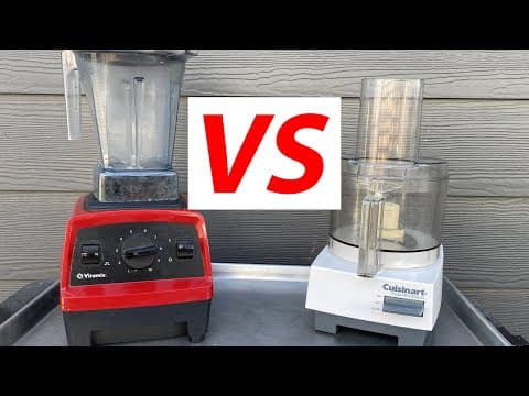 Blender Vs Food Processor: Which To Use & Why
