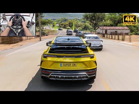 Lamborghini Urus VS SUV cars - Forza Horizon 5 | Logitech G923 Steering Wheel