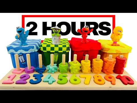 2 Hours Of The Best Toy Learning Video For Kids To Count 1-20, Colors, Alpha Abcs & Shapes Toy Fun!