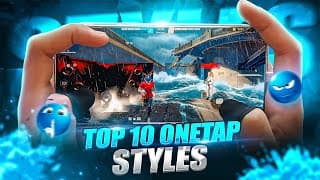 History's Top 10 Coldest Onetap Headshot Styles + Tricks 🥶☠️ | Best One Tap Headshot Trick Free Fire