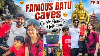 Ep:3 | Day 2 In Malaysia | Batu Caves & Genting Highlands Experience | Tarvel With Kids #teluguvlogs