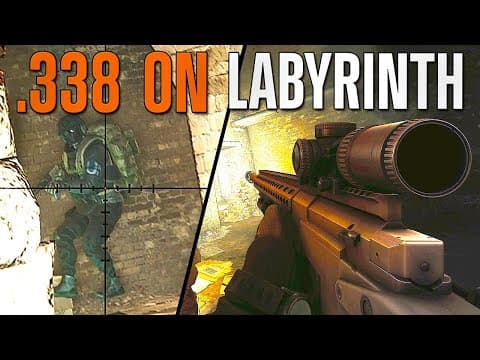 New Labyrinth Map With .338 Lapua Sniper!