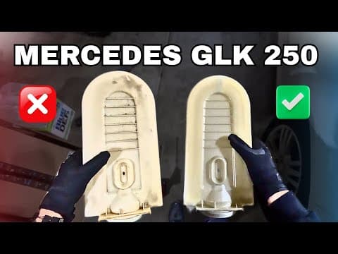 Mercedes Glk 250 Fuel Filter + Air Filter + Battery Replacement  (mobile Mechanic)