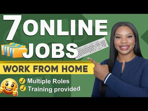 🌟 Need A Wfh Job? 7 Online Work From Home Jobs - New Roles - January 2026