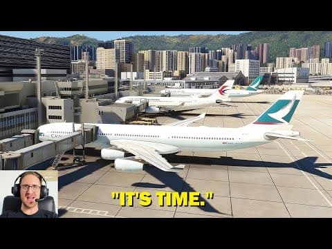 My *new* Longest Flight! 10+ Hours In Microsoft Flight Simulator (with Atc) A340-300