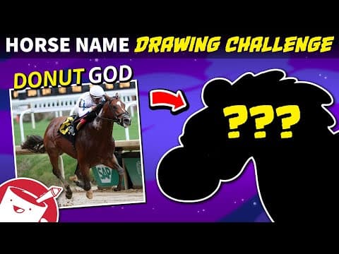 Drawing Racehorses Based Only On Their Insane Names