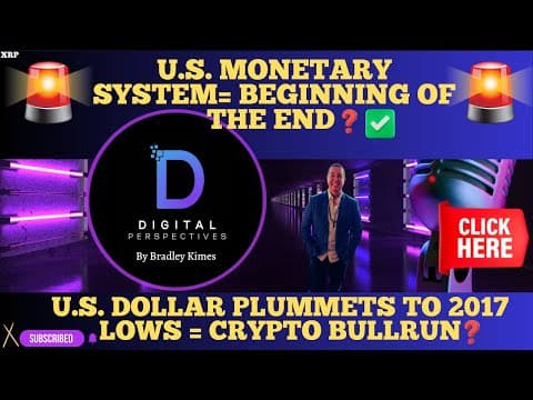 Xrp-monetary System= Beginning Of The End ? Yes - Us Dollar Plummets To 2017 Lows? = Crypto Bullrun?