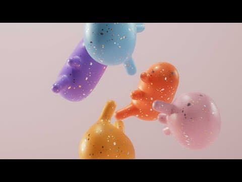 Inflating Abstract Objects In C4d - Cinema 4d Tutorial (free Project)