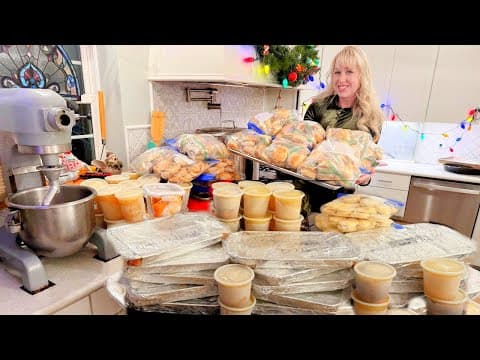 50 Massive Freezer Meals From My Pantry | Filling My Freezer For My Family Of 10