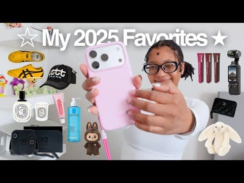 My 2025 Favorites 🖇️: Tech, Beauty, Skincare, Trinkets, Accessories, Clothing, Shoes, Music, & More!